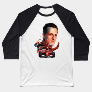 Michael Schumacher low poly Baseball T-Shirt